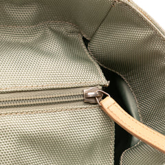 Large Bicolor Quilted Canvas Paris Biarritz Tote