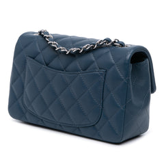 Mini Rectangular Classic Lambskin Single Flap