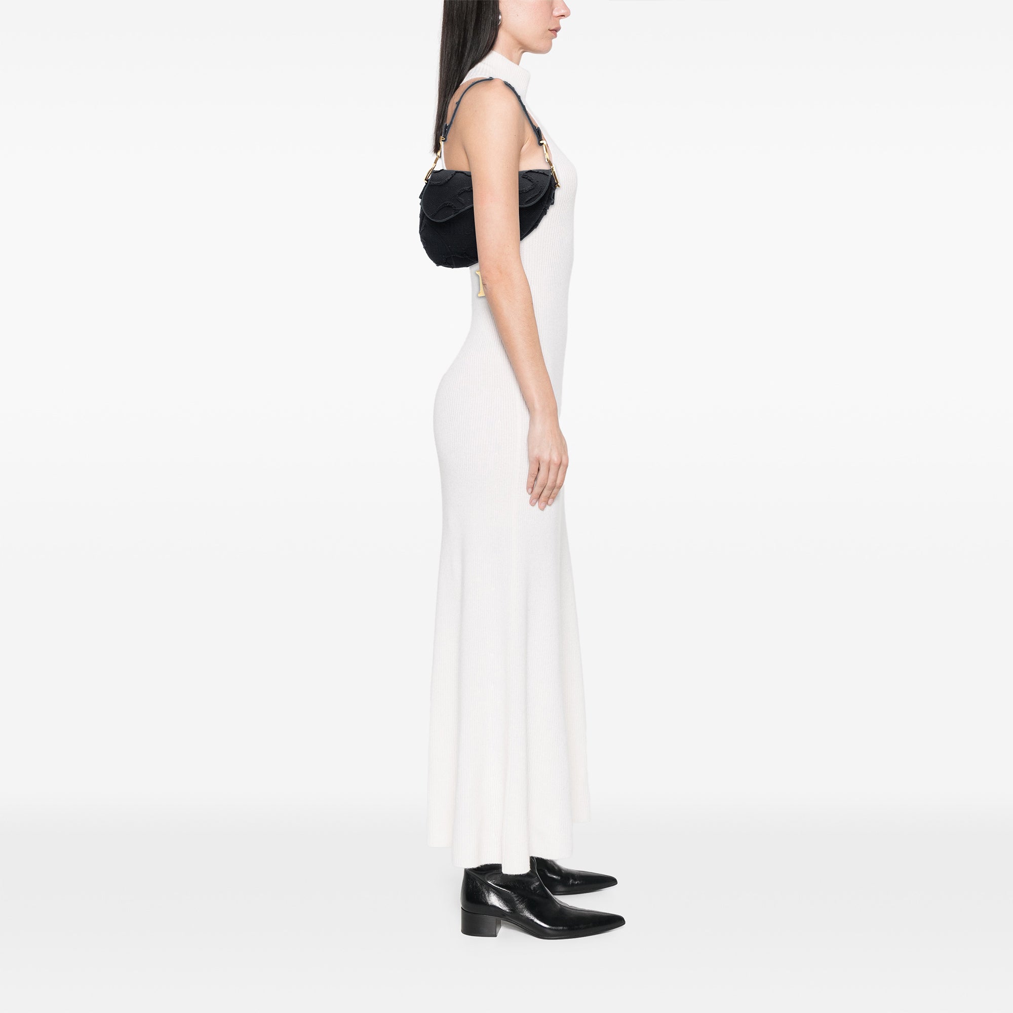 Canvas Embroidered Camouflage Saddle Bag