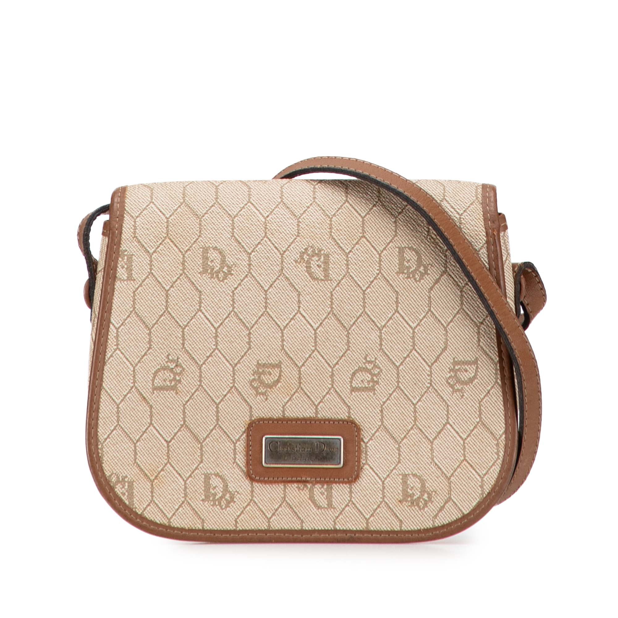 Honeycomb Coated Canvas Crossbody