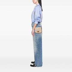 Honeycomb Coated Canvas Crossbody
