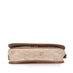 Honeycomb Coated Canvas Crossbody