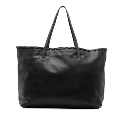 Leather Bamboo Tassel Tote_2