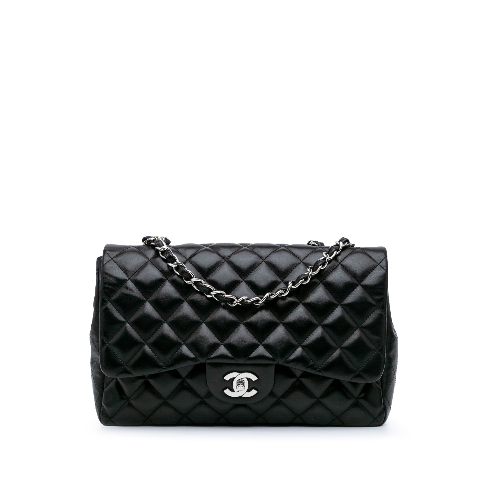 Jumbo Classic Lambskin Single Flap