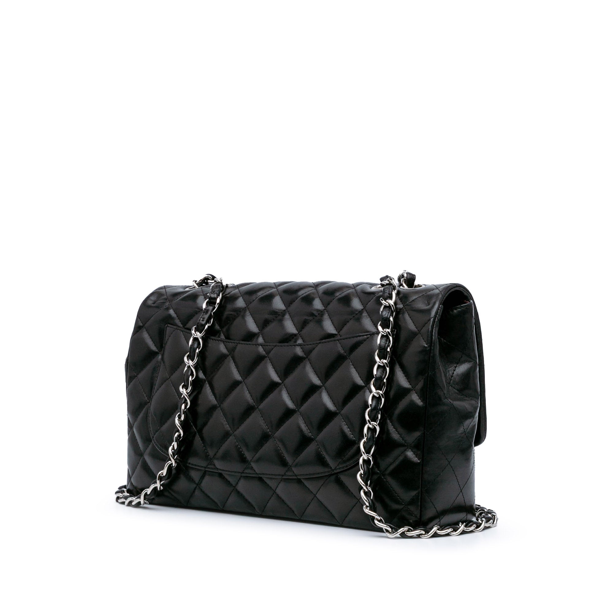 Jumbo Classic Lambskin Single Flap
