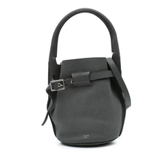Nano Leather Big Bucket Bag
