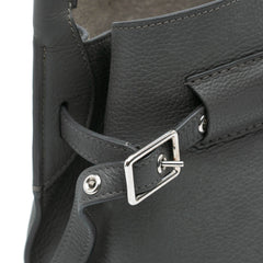 Nano Leather Big Bucket Bag