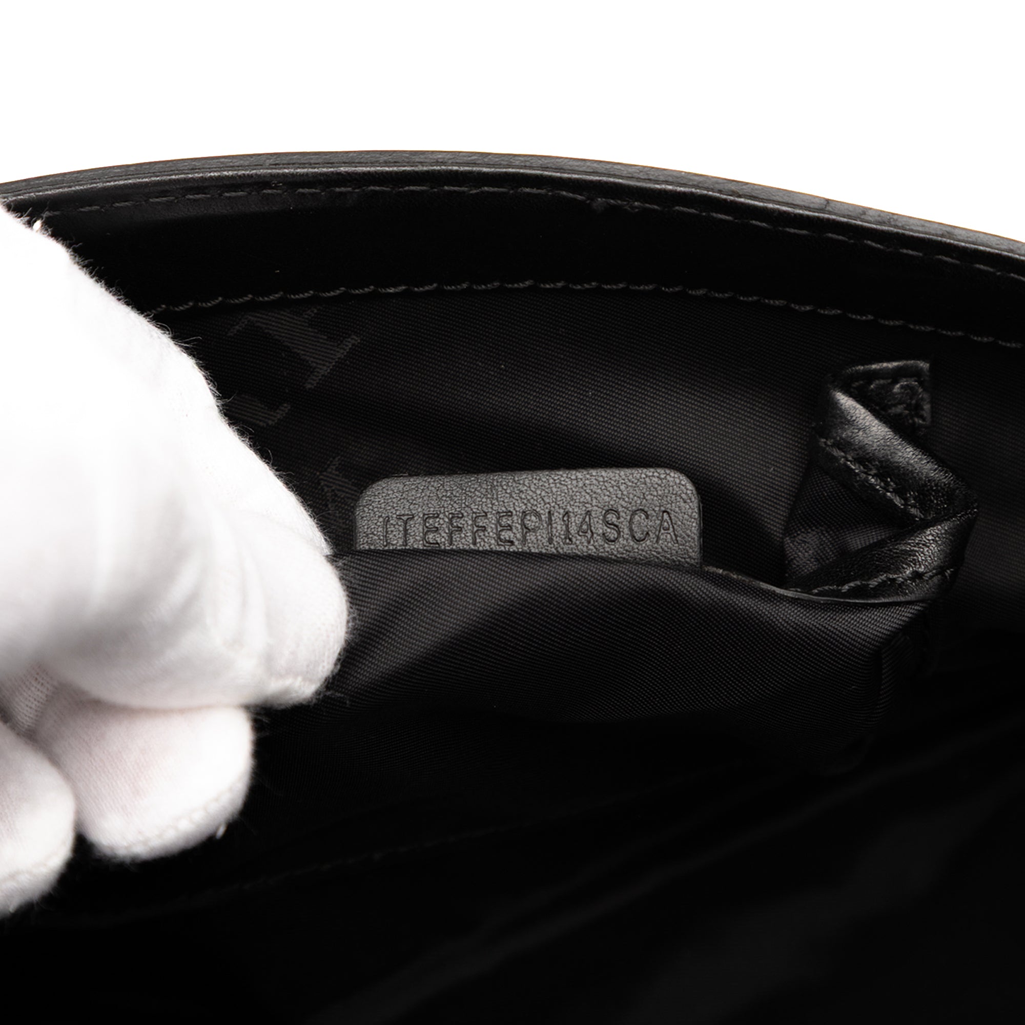 Herringbone Patent and Straw Shoulder Bag