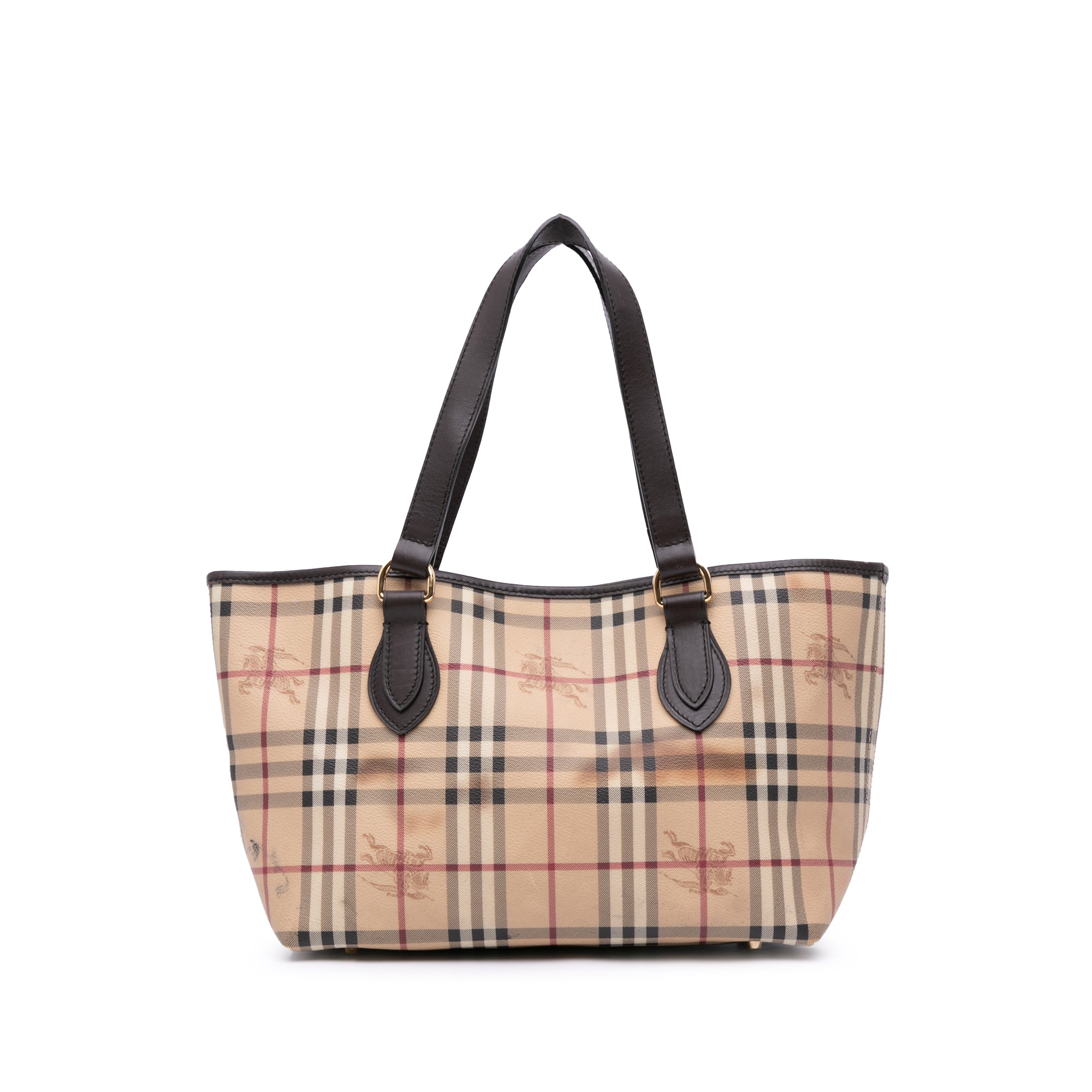Haymarket Check Coated Canvas Tote