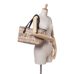 Haymarket Check Coated Canvas Tote