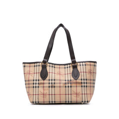Haymarket Check Coated Canvas Tote