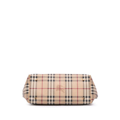 Haymarket Check Coated Canvas Tote