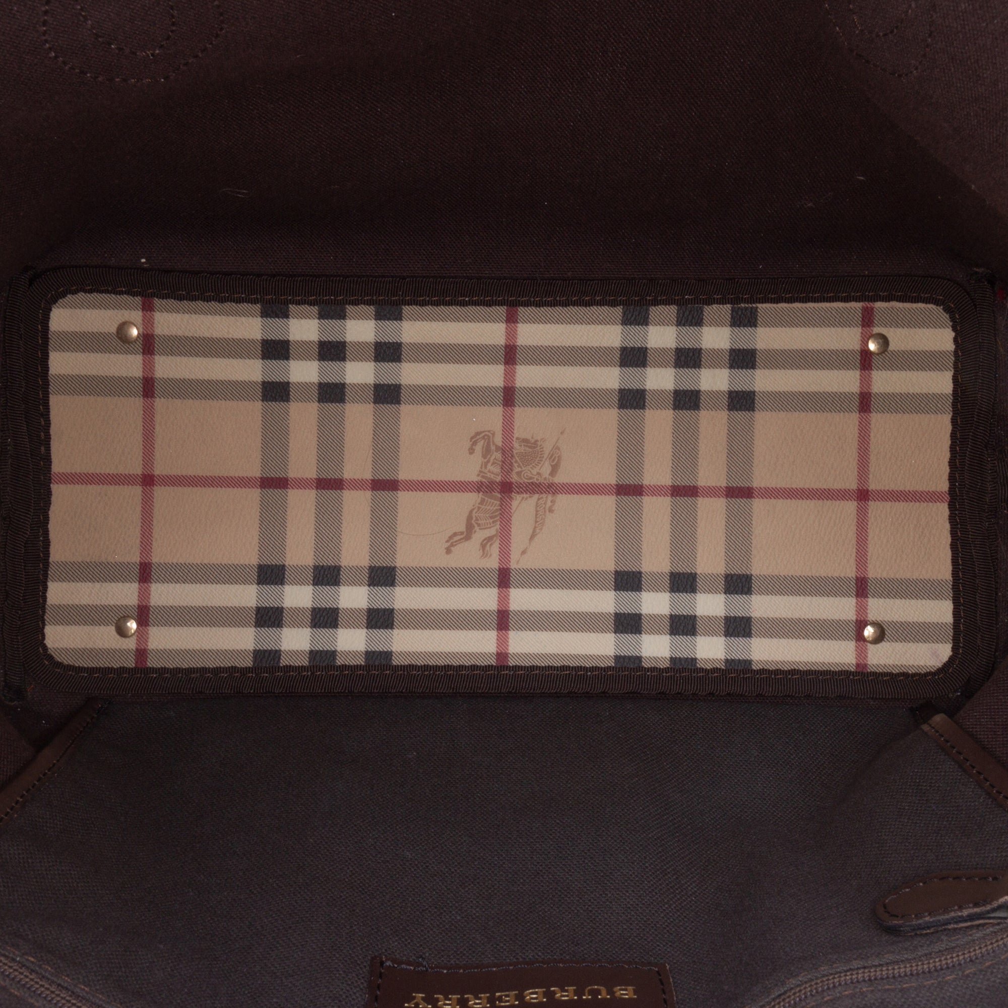 Haymarket Check Coated Canvas Tote