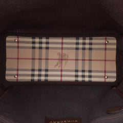 Haymarket Check Coated Canvas Tote