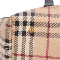 Haymarket Check Coated Canvas Tote