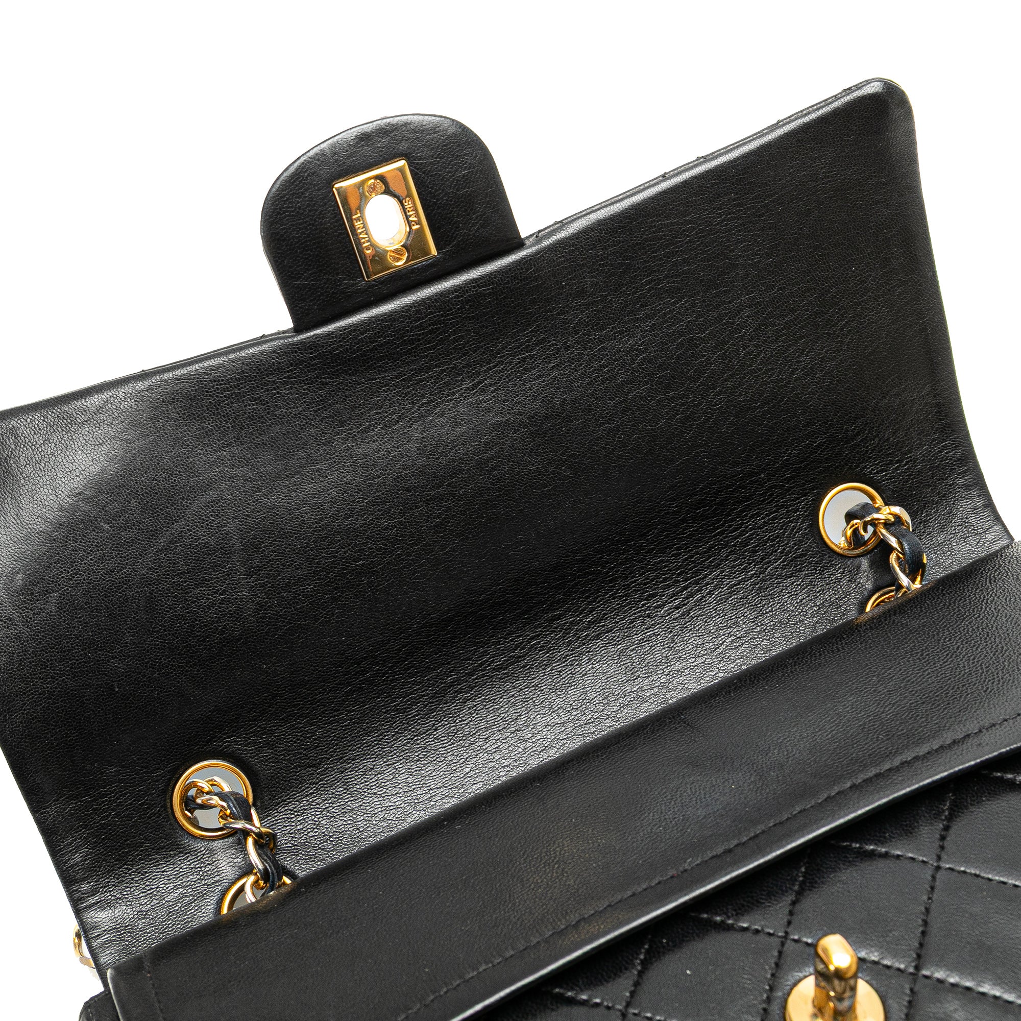 Medium Tall Classic Lambskin Double Flap