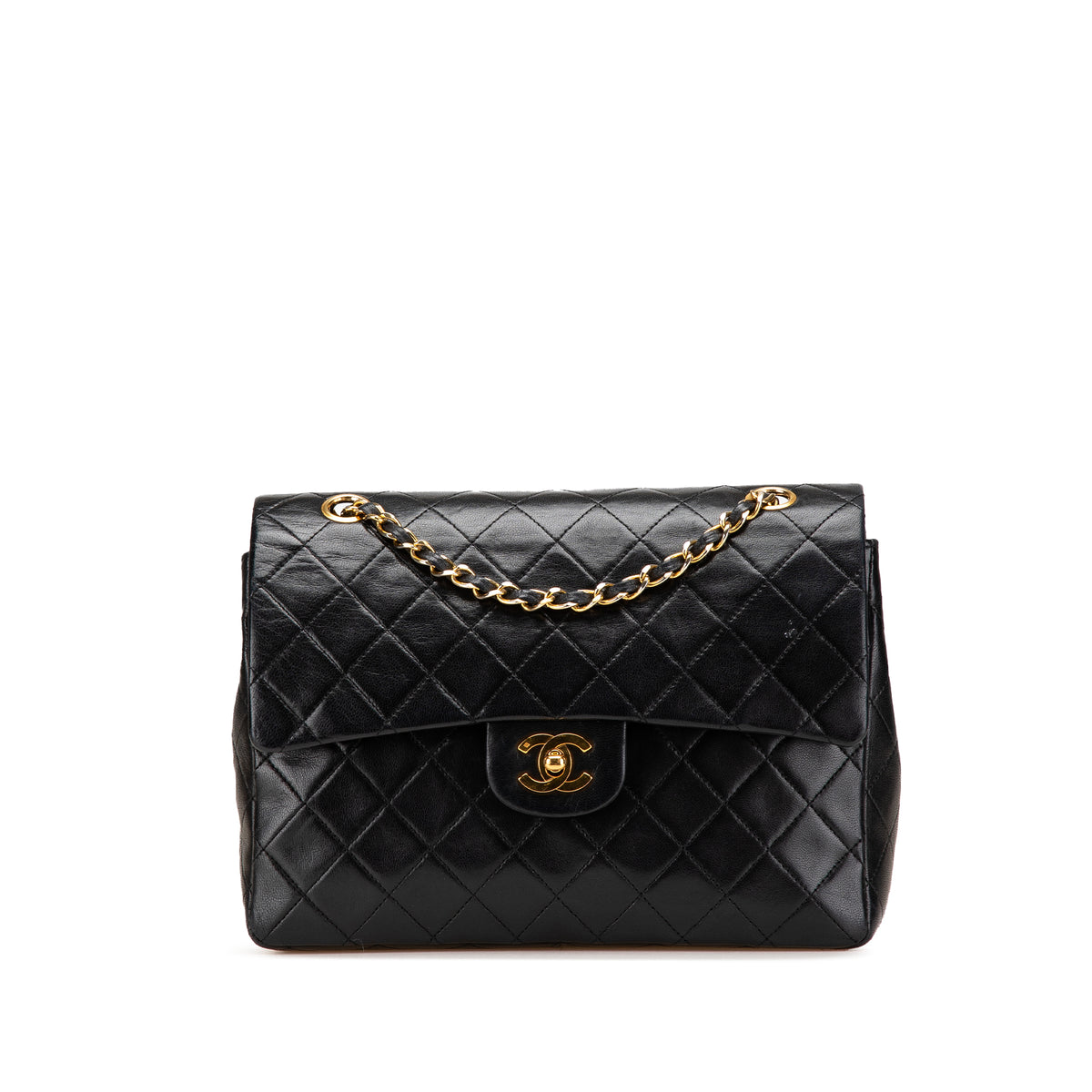 Medium Tall Classic Lambskin Double Flap