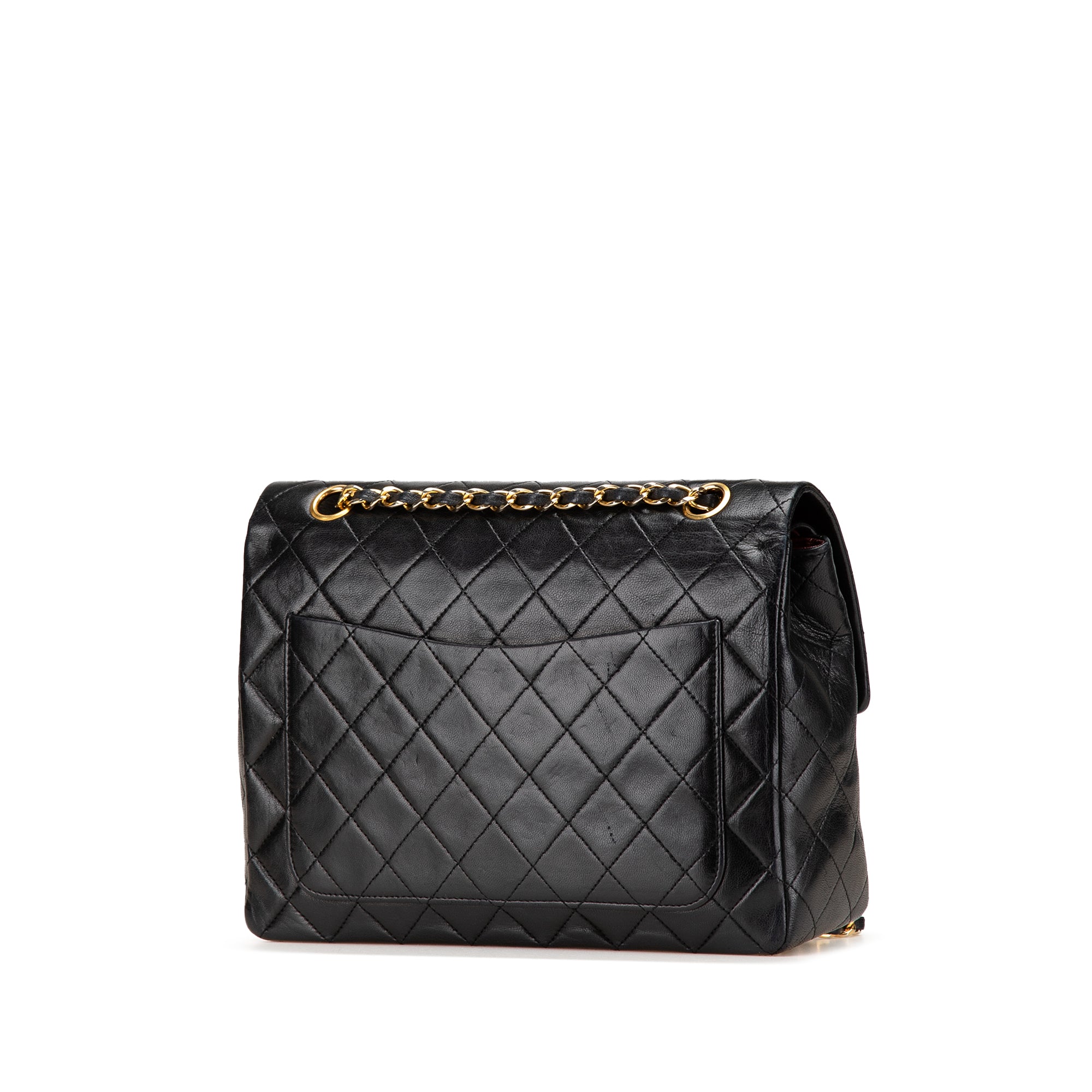 Medium Tall Classic Lambskin Double Flap
