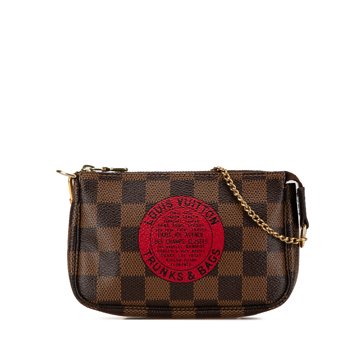 Damier Ebene Trunks and Bags Mini Pochette Accessoires