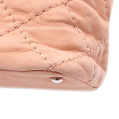 Large CC Quilted Suede Sea Hit Tote