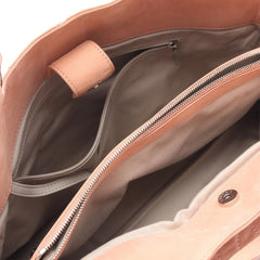 Large CC Quilted Suede Sea Hit Tote