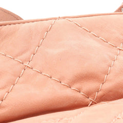 Large CC Quilted Suede Sea Hit Tote