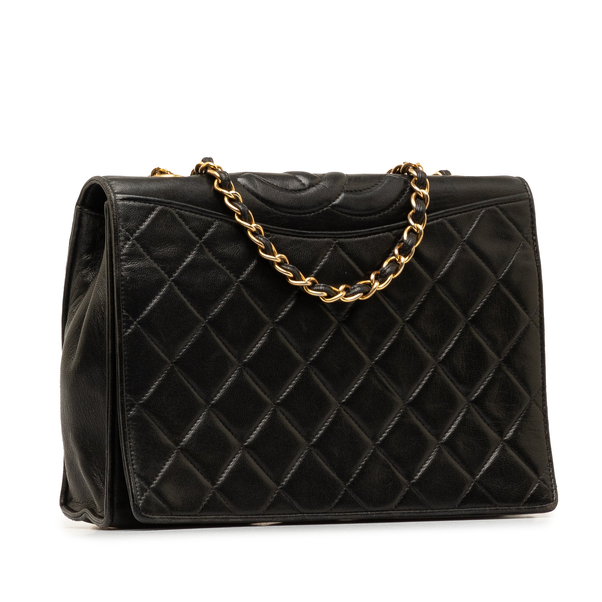 CC Quilted Lambskin Full Flap_0