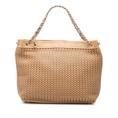Woven Caviar CC Charm Tote