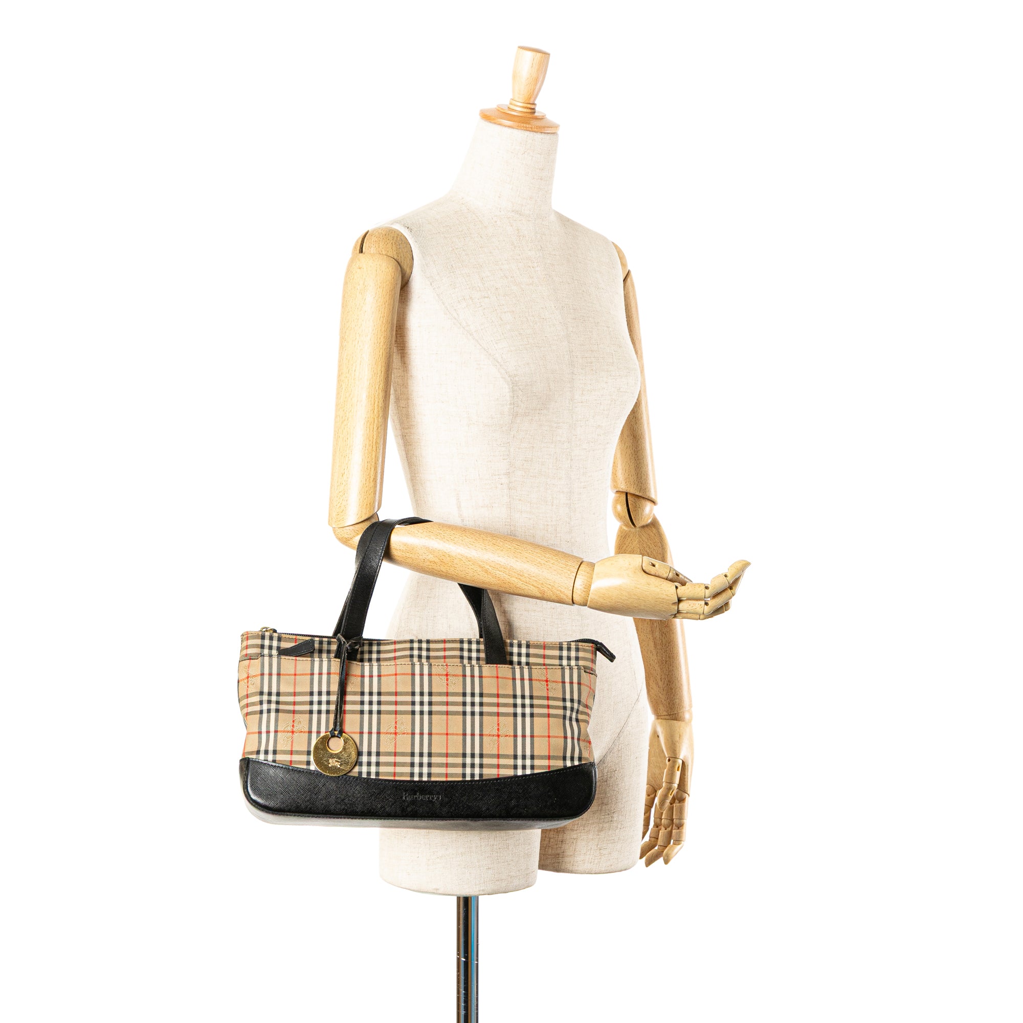 Haymarket Check Canvas Tote