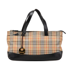 Haymarket Check Canvas Tote