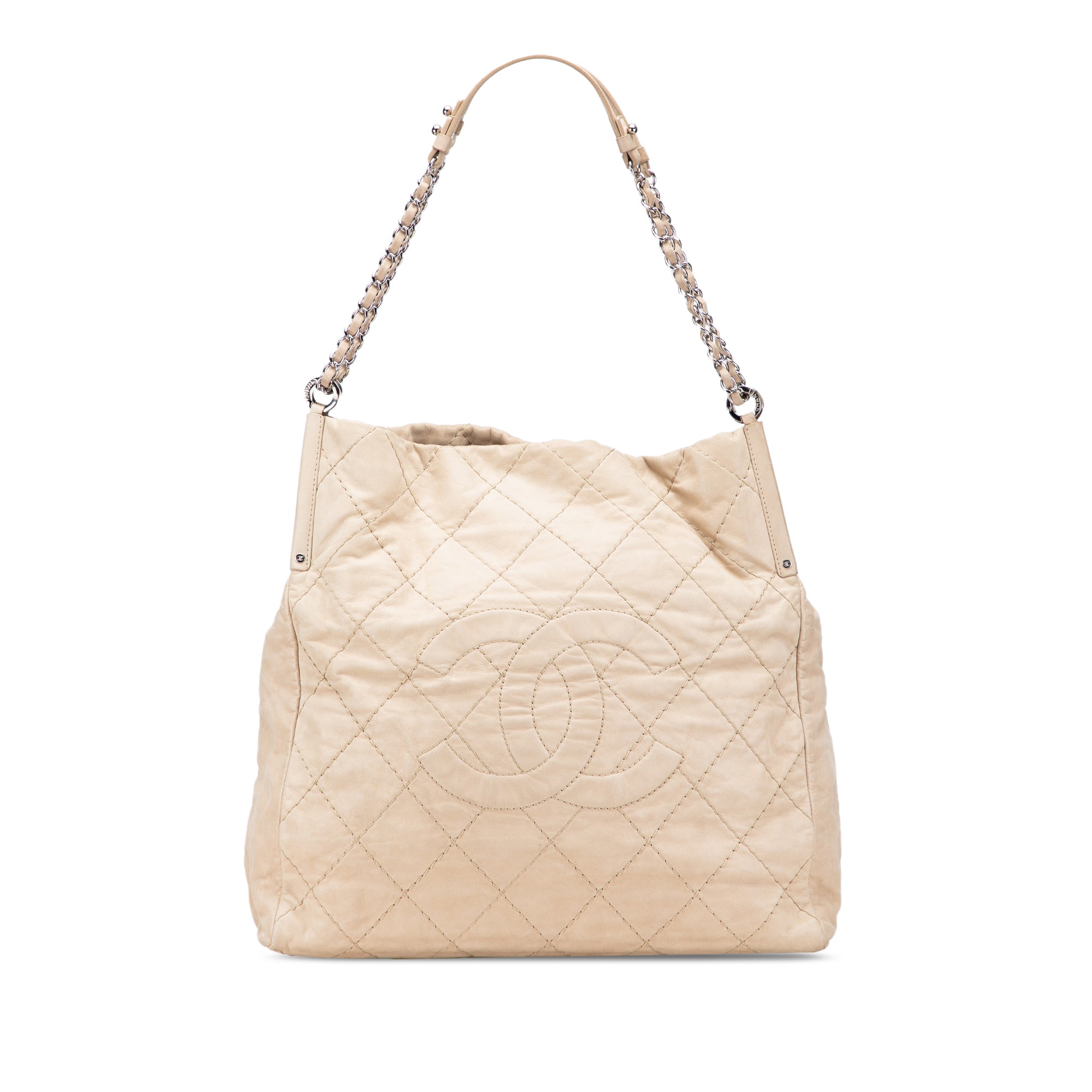 Iridescent Calfskin Sea Hit Tote