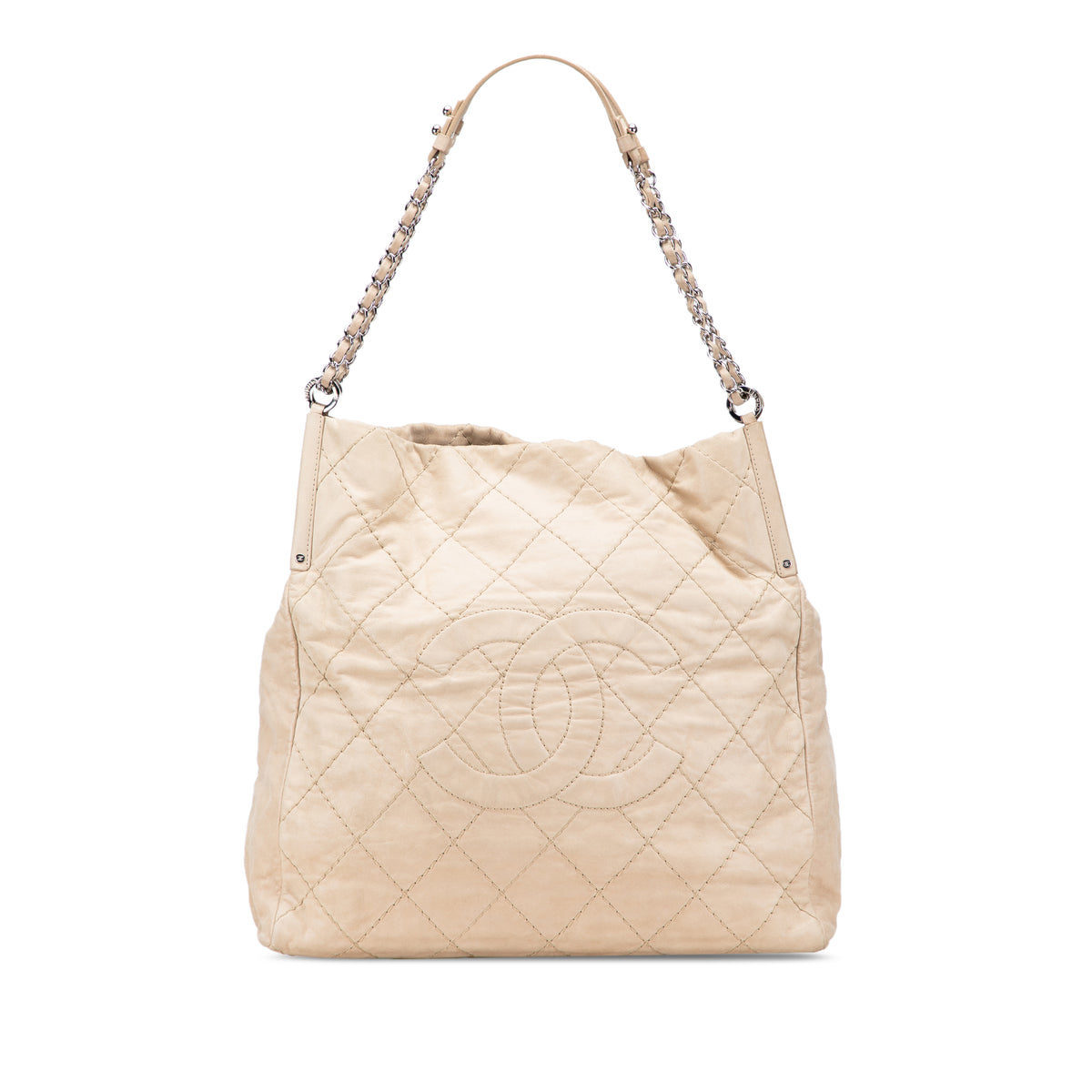 Iridescent Calfskin Sea Hit Tote