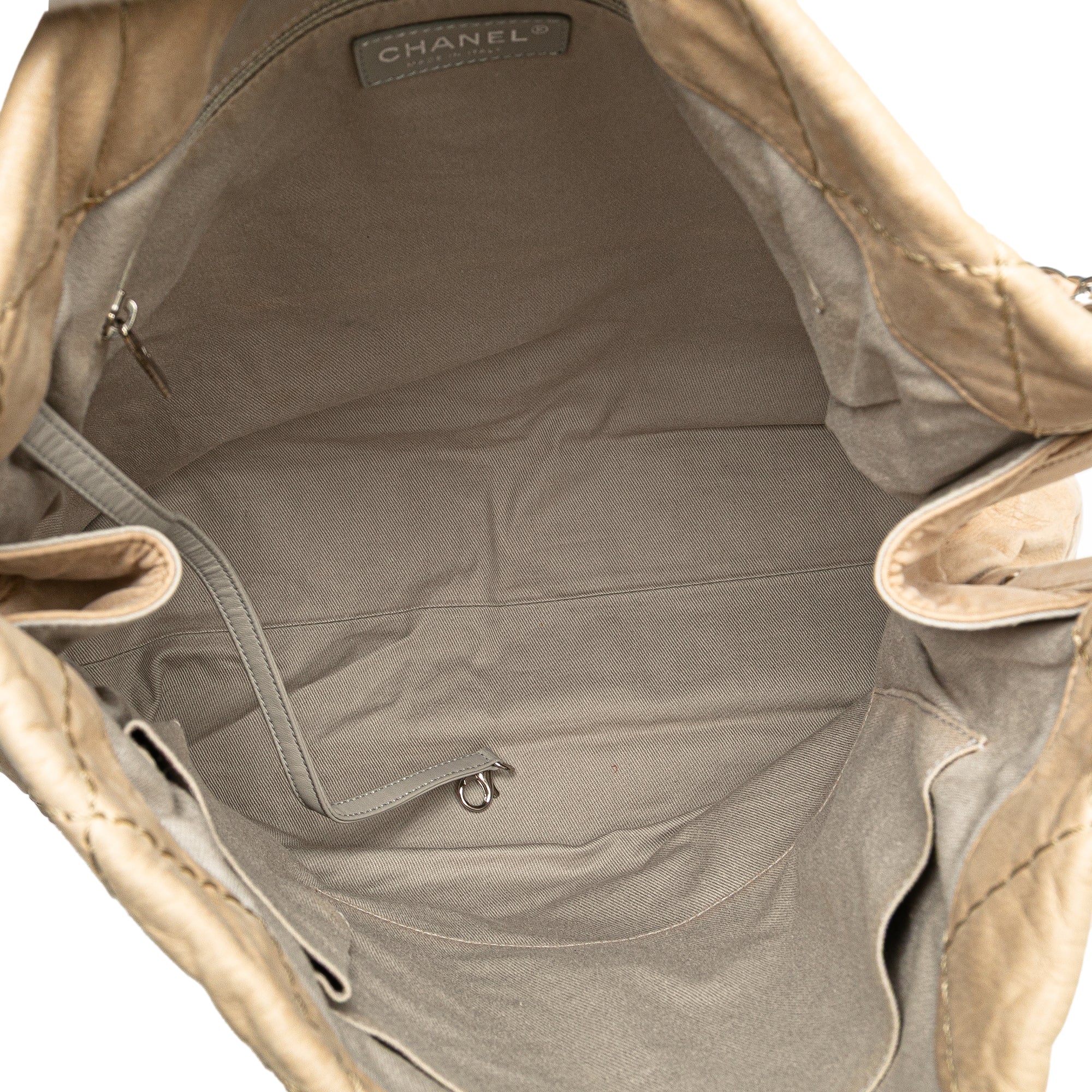 Iridescent Calfskin Sea Hit Tote
