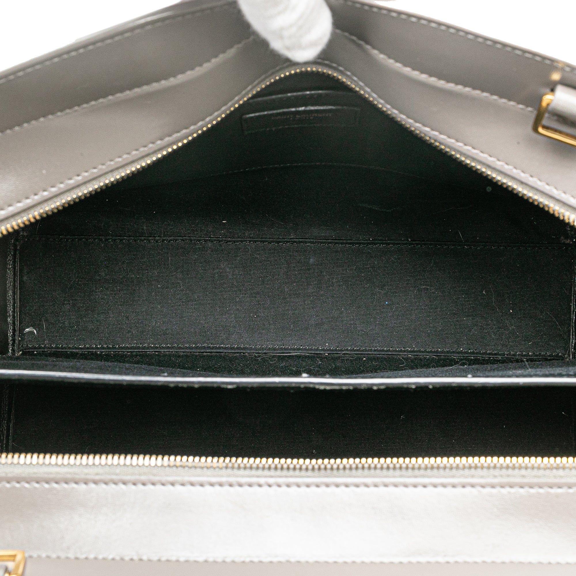 Medium Leather Monogram Uptown Satchel