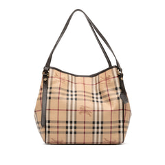 Small Haymarket Check Coated Canvas Canterbury Tote