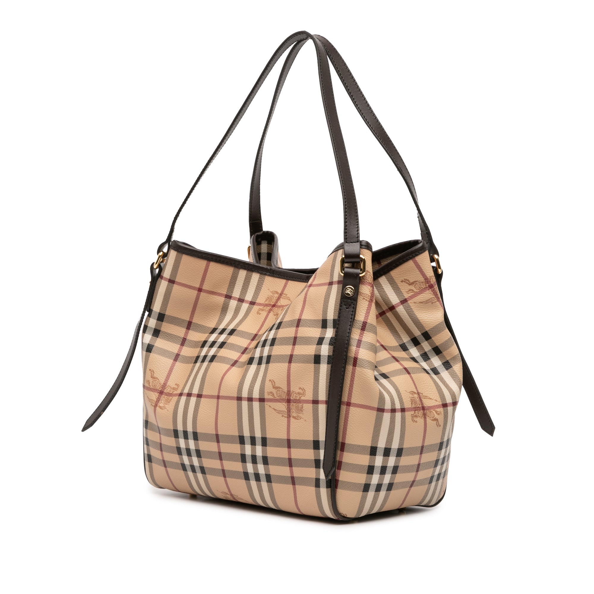 Small Haymarket Check Coated Canvas Canterbury Tote