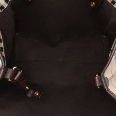 Small Haymarket Check Coated Canvas Canterbury Tote