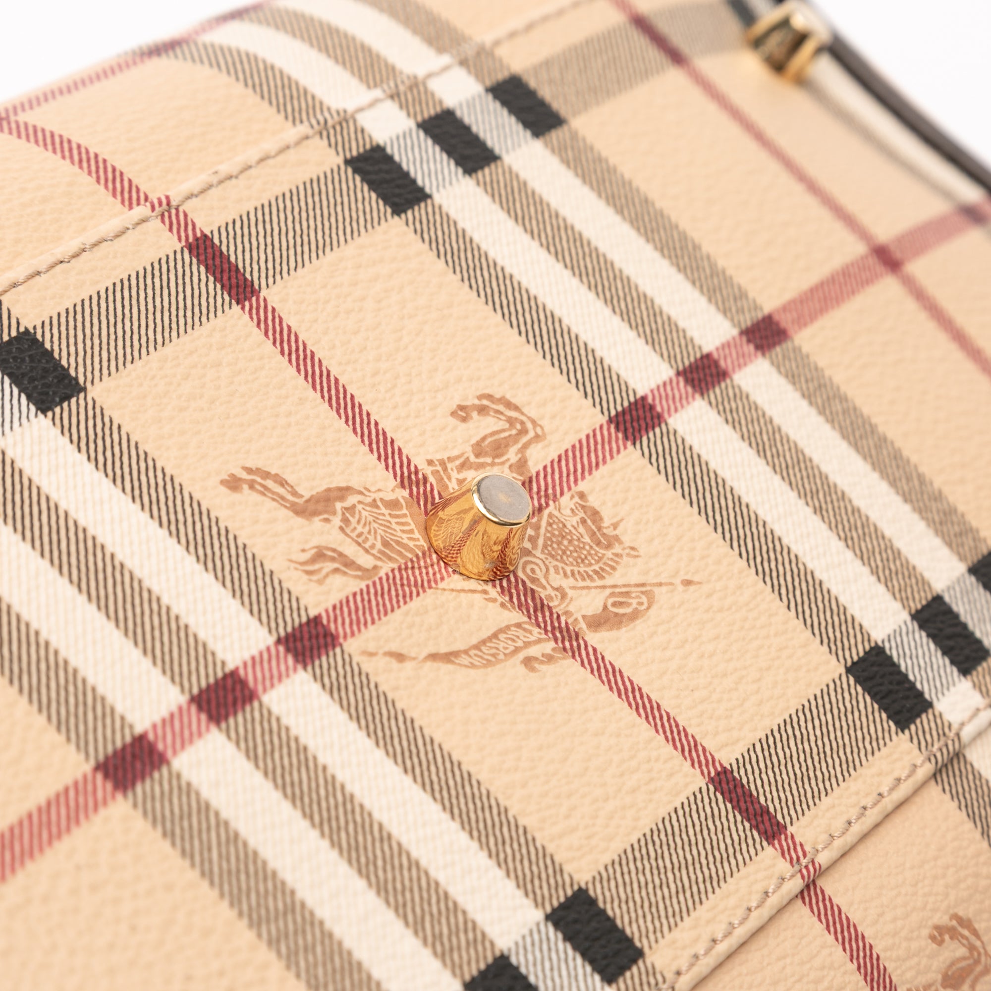 Small Haymarket Check Coated Canvas Canterbury Tote