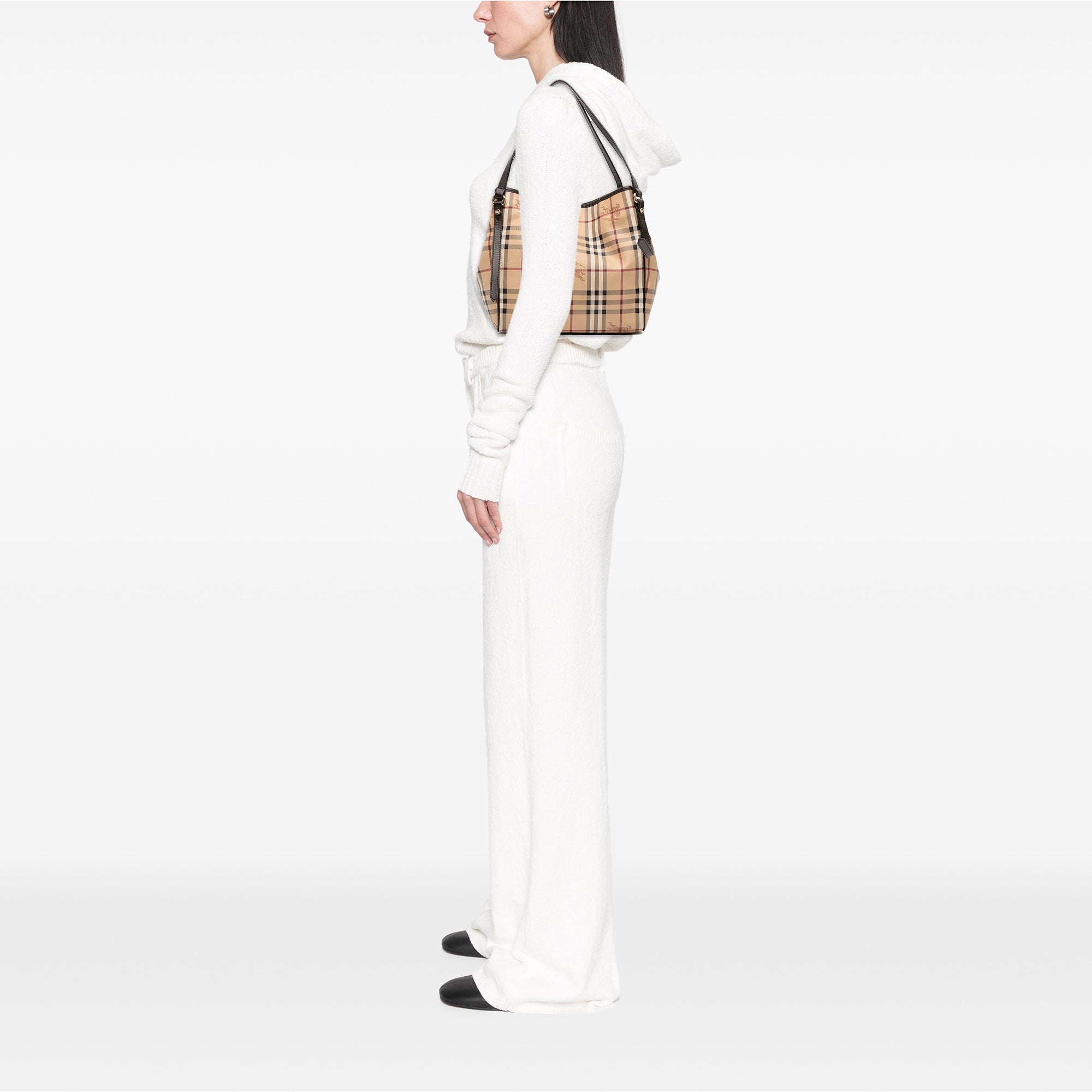 Small Haymarket Check Coated Canvas Canterbury Tote