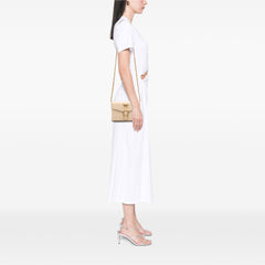 Mini Pebbled Calfskin Garden Dionysus Wallet on Chain