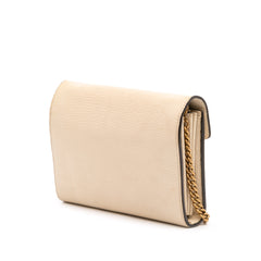 Mini Pebbled Calfskin Garden Dionysus Wallet on Chain