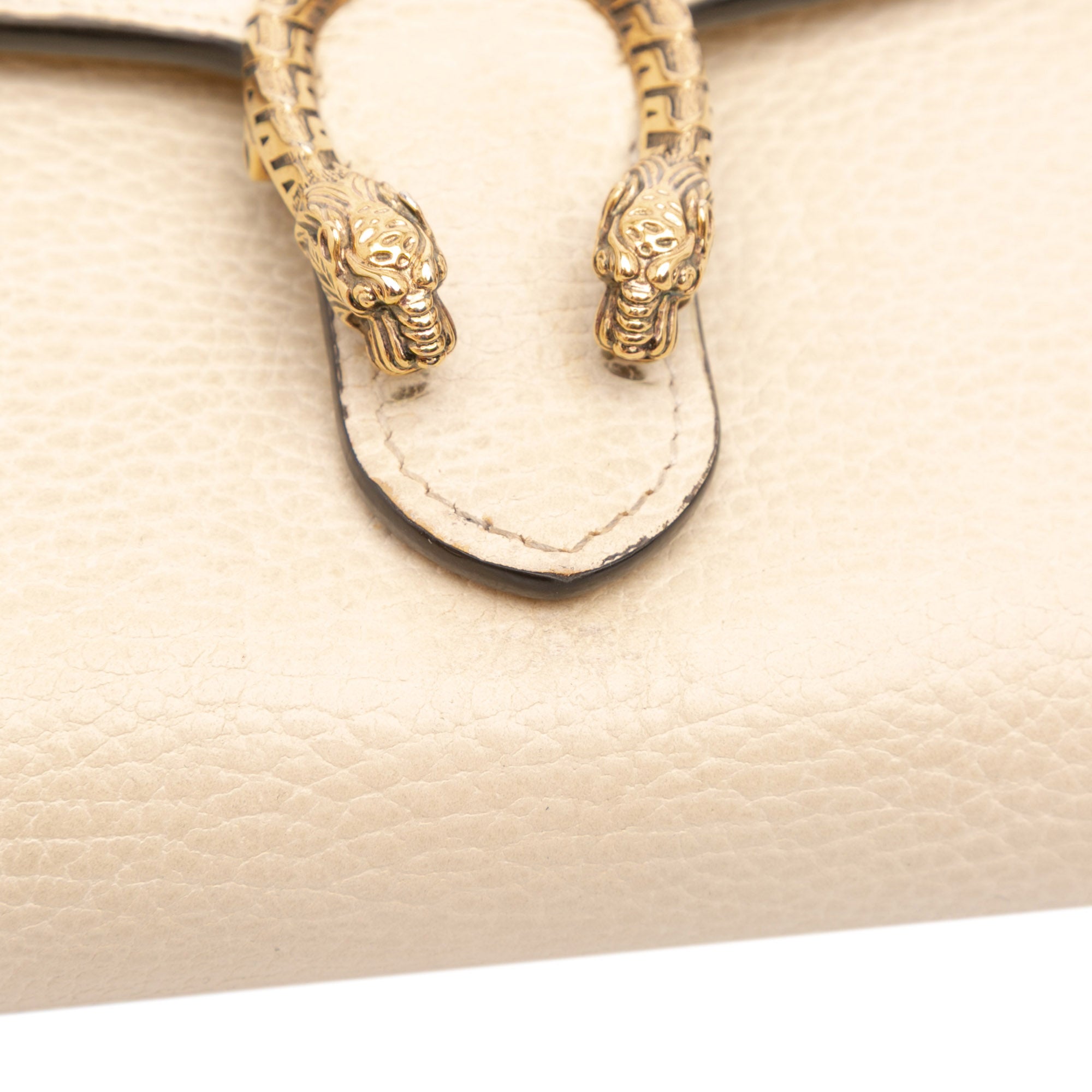Mini Pebbled Calfskin Garden Dionysus Wallet on Chain