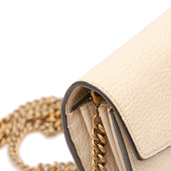 Mini Pebbled Calfskin Garden Dionysus Wallet on Chain
