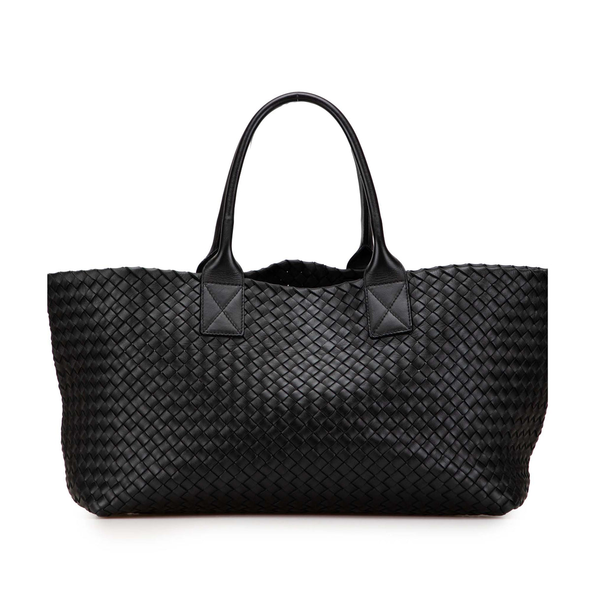 Medium Lambskin Intreccio Cabat Tote