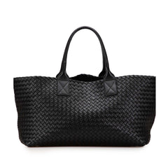 Medium Lambskin Intreccio Cabat Tote