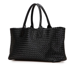 Medium Lambskin Intreccio Cabat Tote