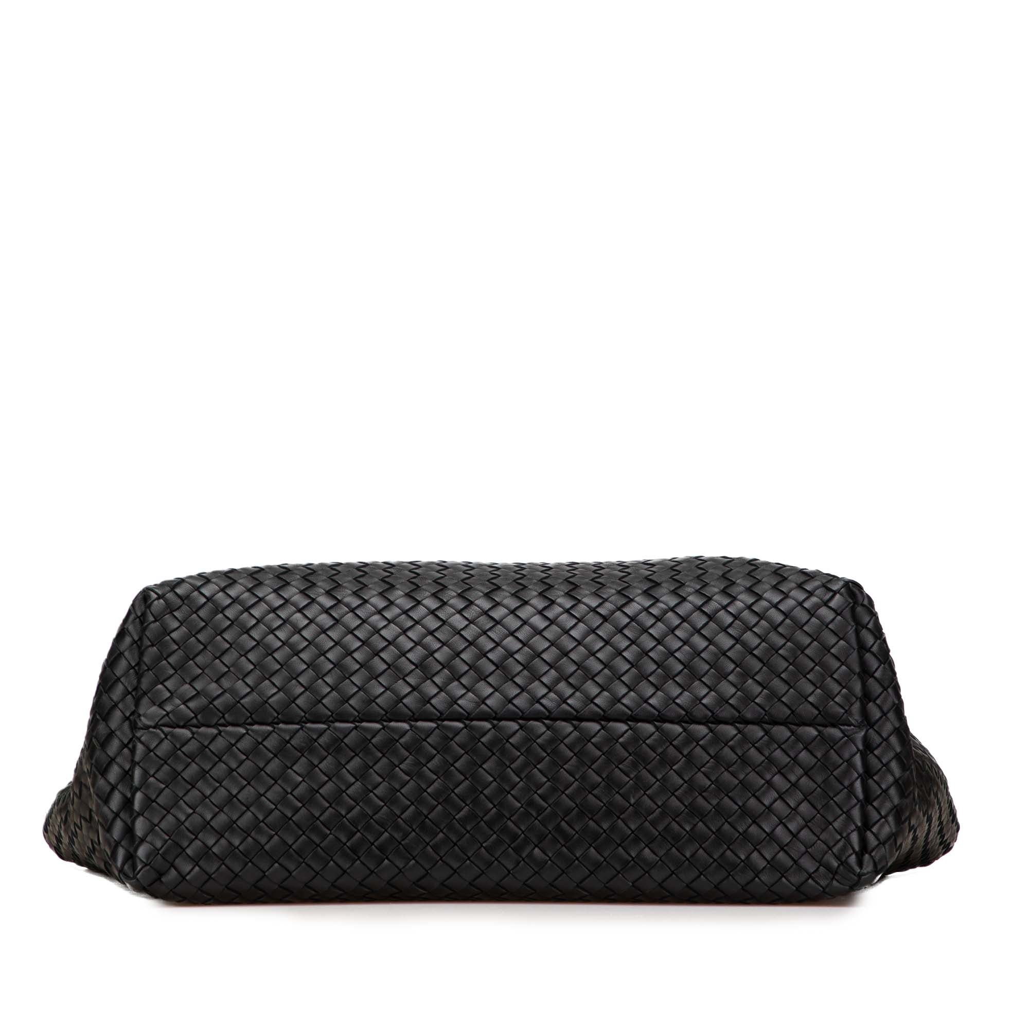 Medium Lambskin Intreccio Cabat Tote