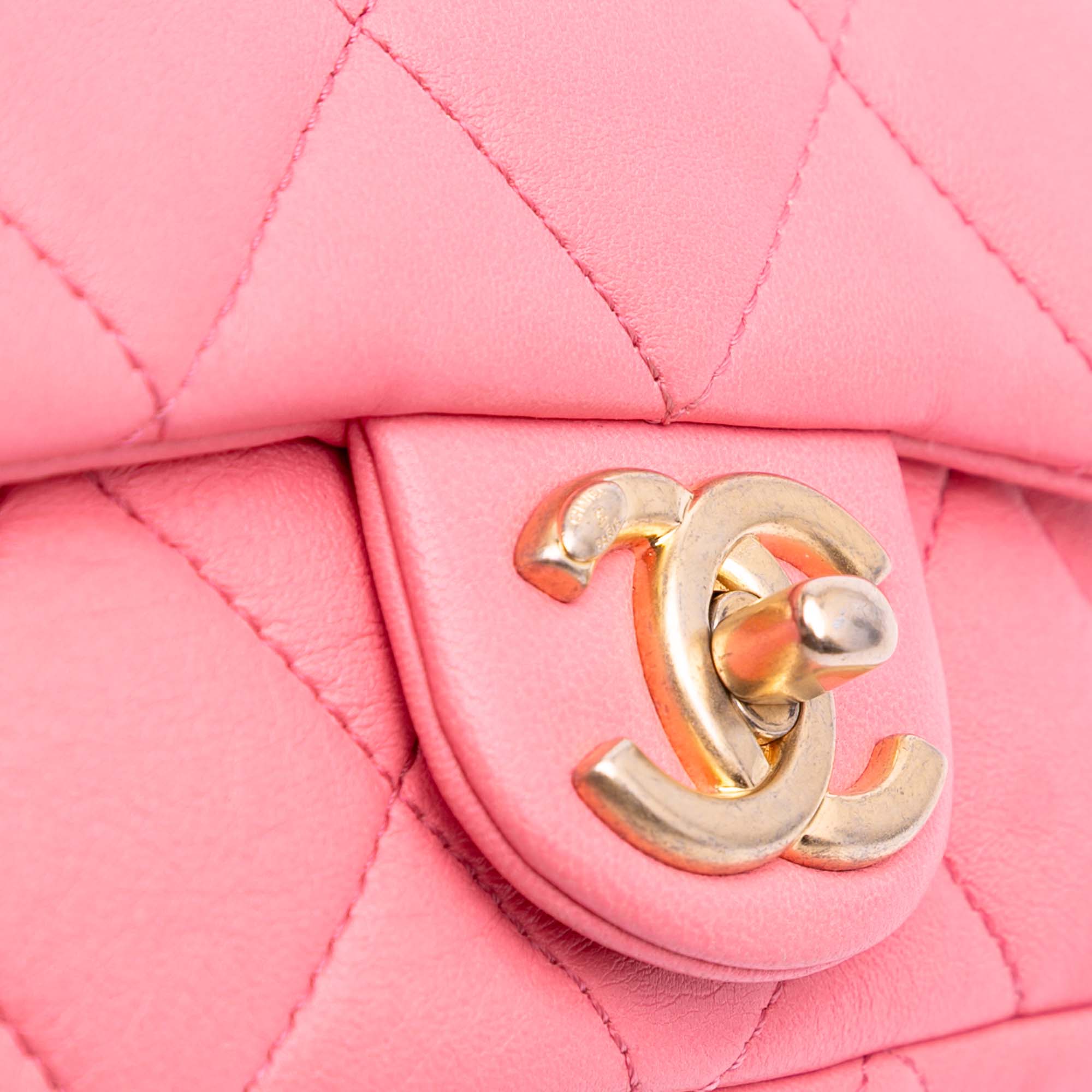 Mini Quilted Lambskin Funky Town Flap