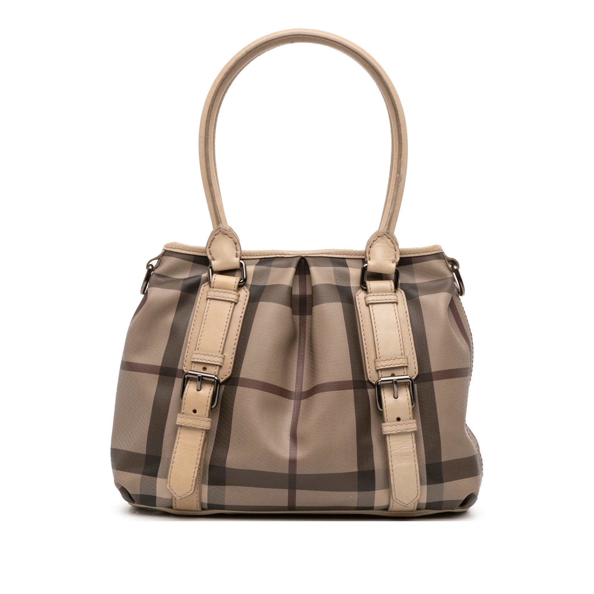 Smoke Check Coated Canvas Northfield Satchel
