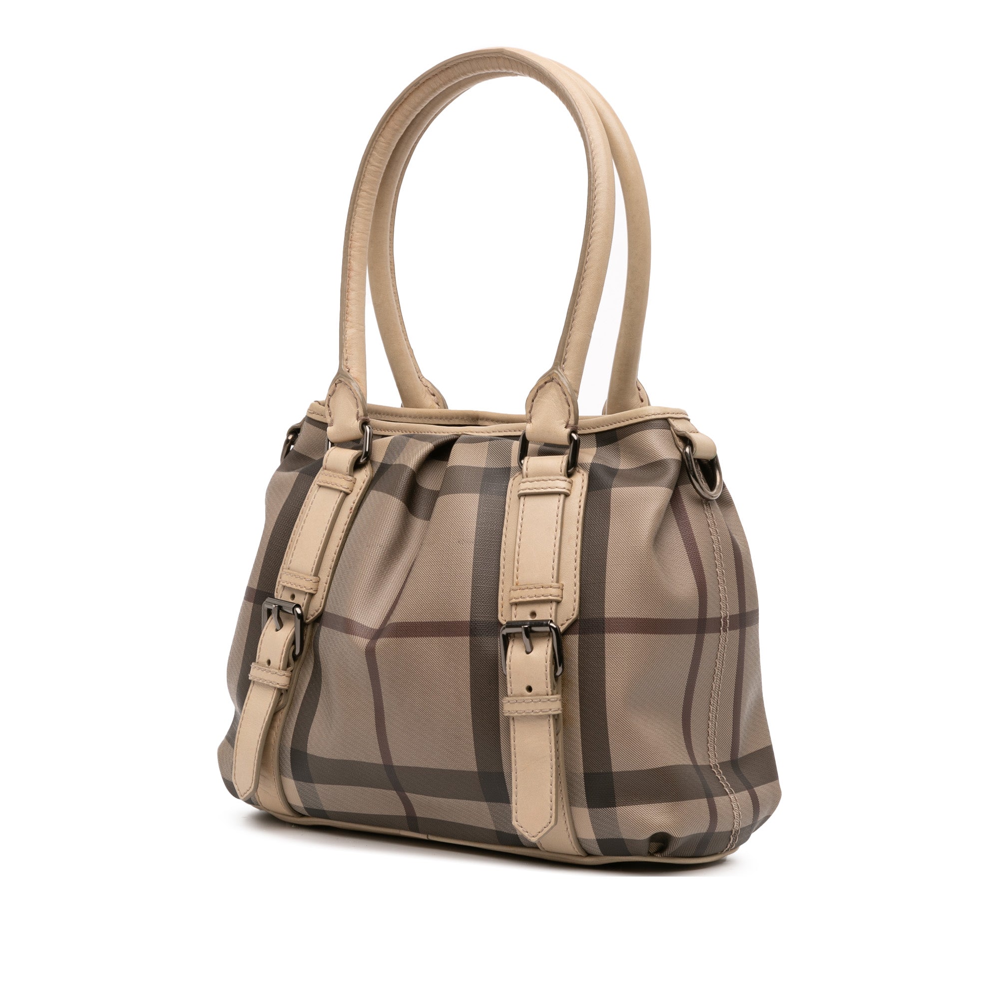Smoke Check Coated Canvas Northfield Satchel